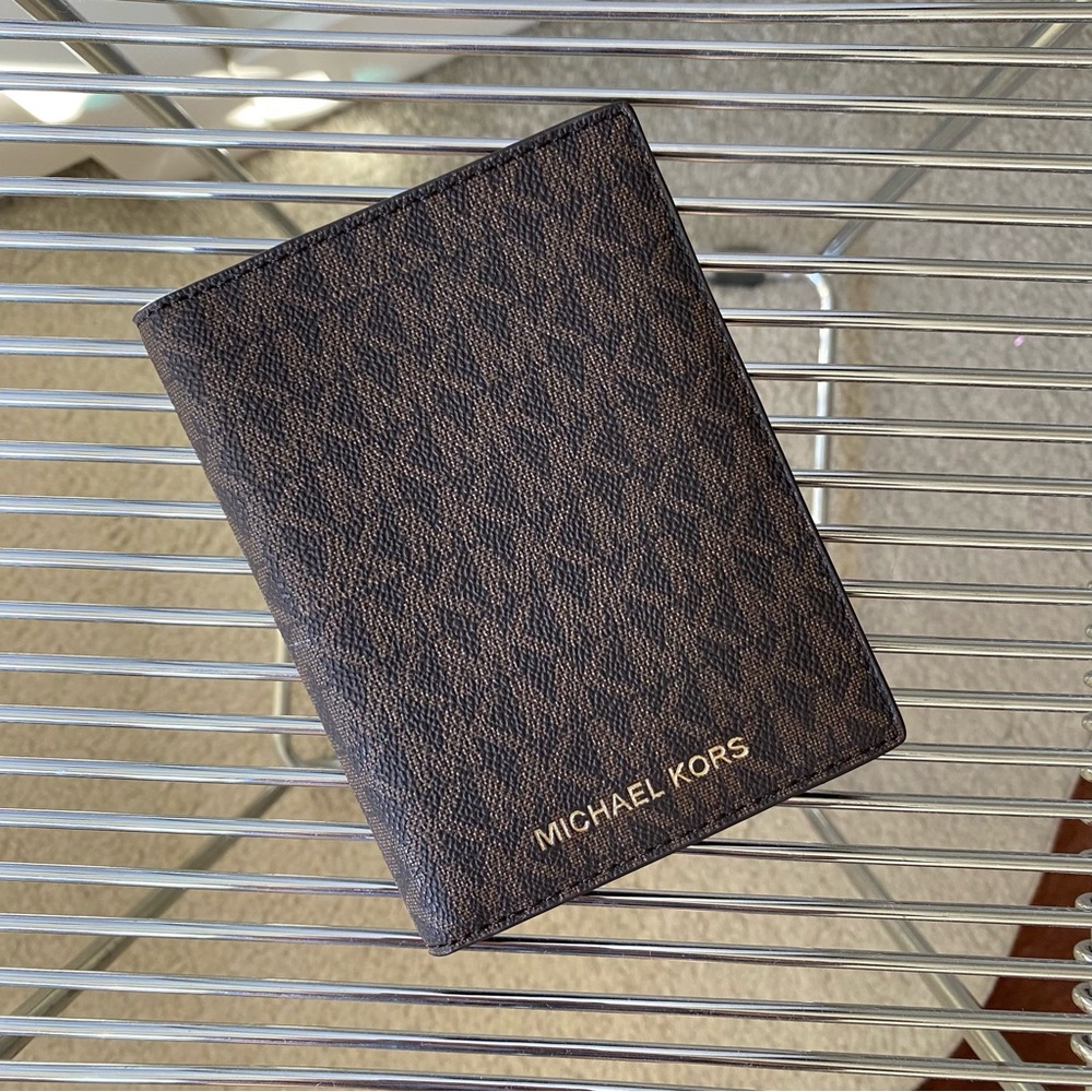 Michael Kors Brown Card Holder